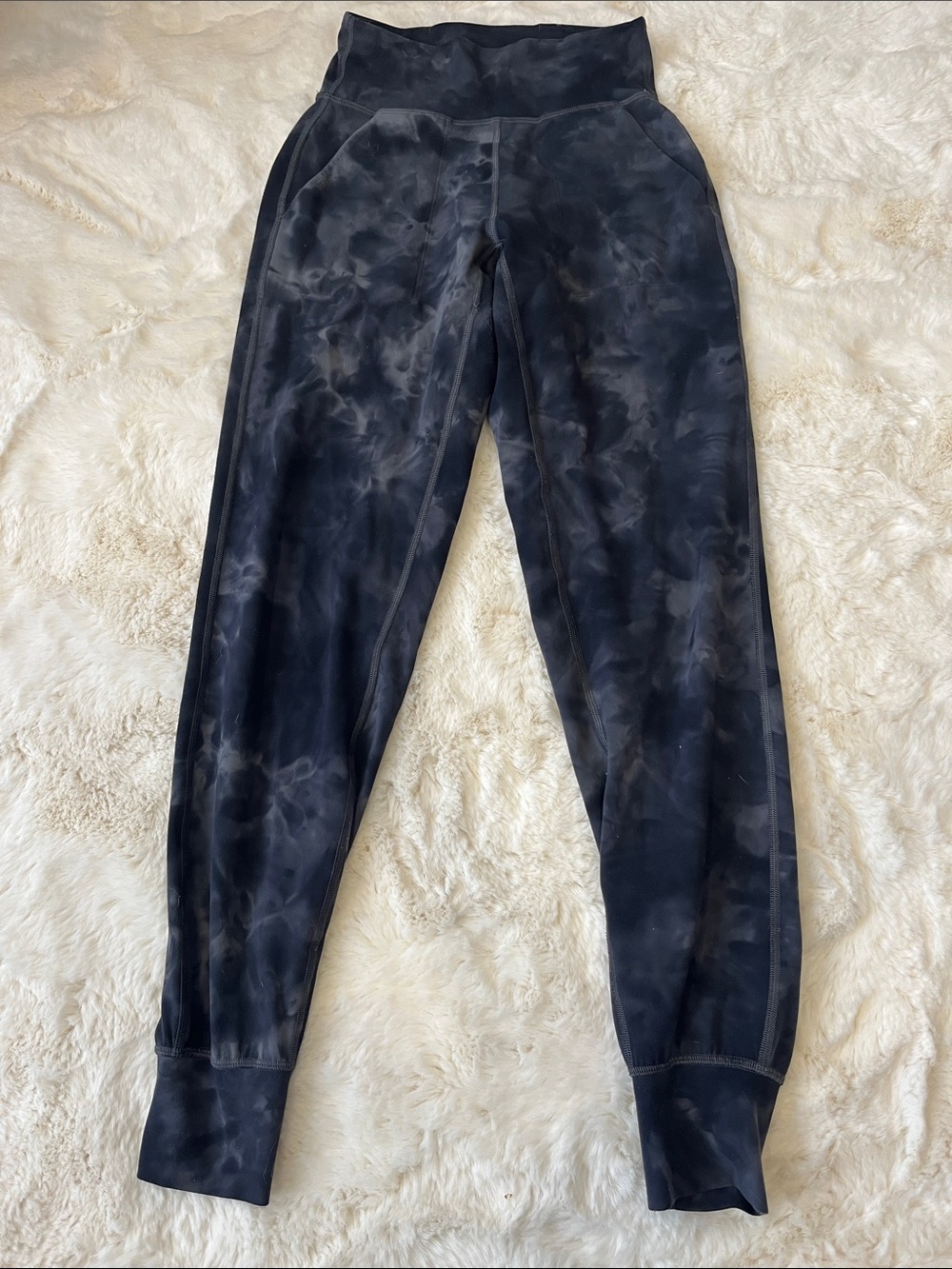 lululemon athletica Black Tie-Dye Leggings